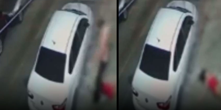 Vídeo : Mulher de 25 anos foi brutalmente agredida pelo ex-namorado na saída de uma boate