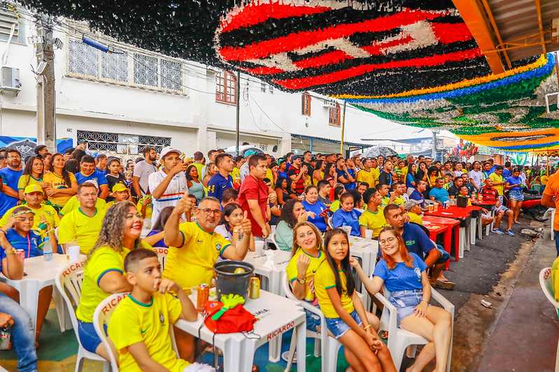 ‘Ruas da Copa’ transmitem partida da Seleção Brasileira de Futebol, às 15h / Foto : João Viana/Semcom