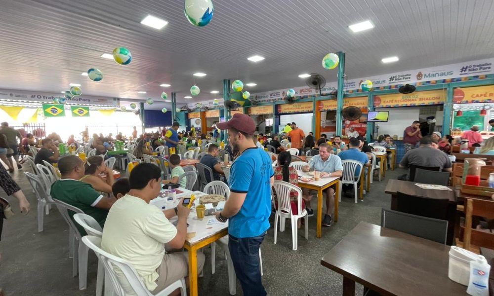 Após revitalização da prefeitura de Manaus, feira do Parque 10 tá bombando! / Fotos – Divulgação / Semacc