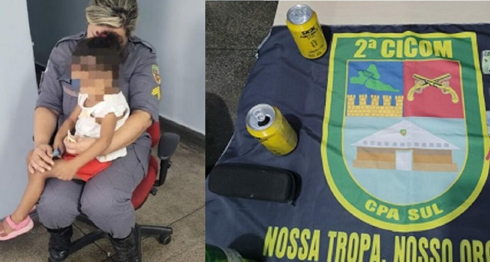 Pai é preso em Manaus enquanto usava drogas enquanto carregava filha de 2 anos