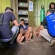 Crianças Yanomami com desnutrição severa são atendidos por equipes do Ministério da Saúde — Foto: Condisi-YY/Divulgação