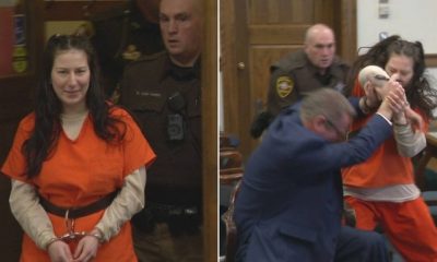 Vídeo : Mulher que foi presa por esquartejar e capar namorado, ataca o próprio advogado no tribunal!