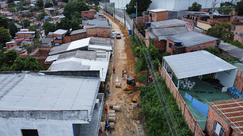 Prefeitura de Manaus recuperou 324 redes de drenagem no primeiro mês de 2023 / Foto - Márcio Melo / Seminf