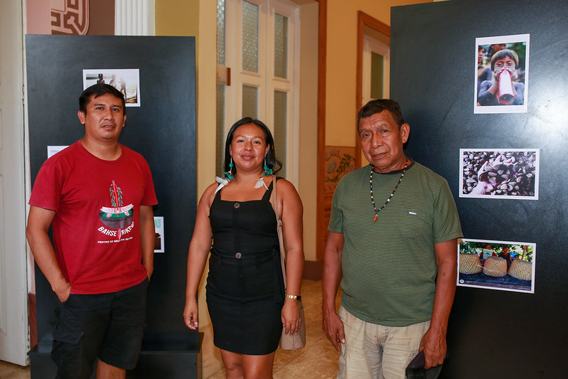 Exposição fotográfica ‘Protagonismo Indígena’ é lançada pela Prefeitura de Manaus no centro histórico / Foto - Antonio Pereira / Semcom
