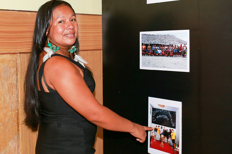 Exposição fotográfica ‘Protagonismo Indígena’ é lançada pela Prefeitura de Manaus no centro histórico / Foto - Antonio Pereira / Semcom