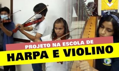 Conheça o Projeto de Harpa e Violino em Escola Pública em Manaus