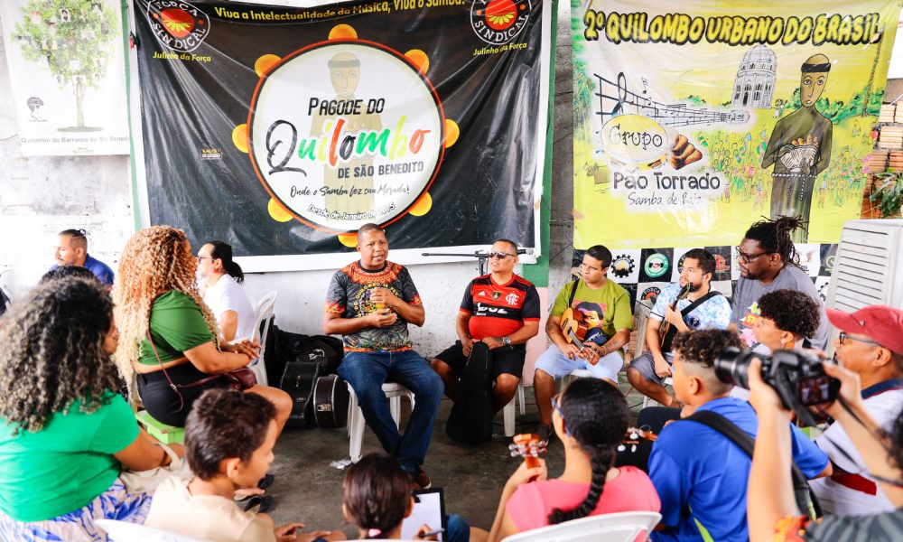 Quilombo do Barranco realiza oficina de samba raiz com incentivo da Prefeitura de Manaus / Foto – João Viana / Semcom