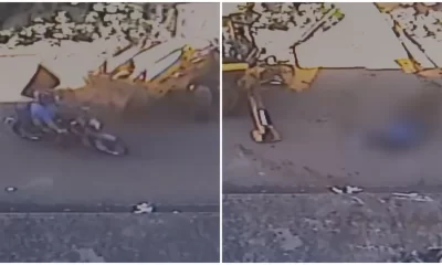 Vídeo +18: Homem atropela e mata colega de trabalho com retroescavadeira