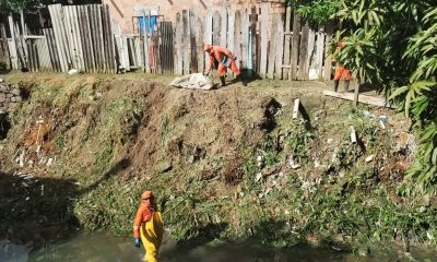 Prefeitura realiza limpeza do Igarapé da rua Rio Pitanga no São José / Foto – Divulgação / Semulsp