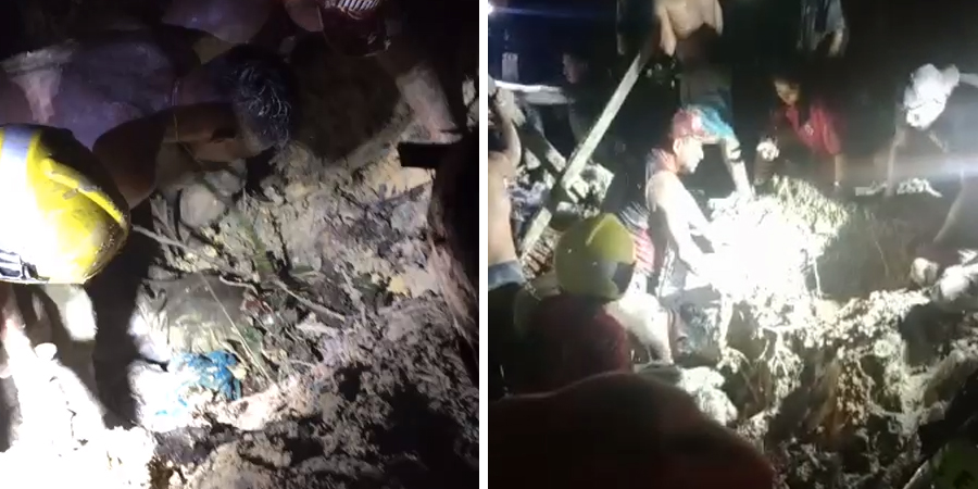 Vídeos : Deslizamento no Jorge Teixeira deixa diversas pessoas mortas e algumas feridas