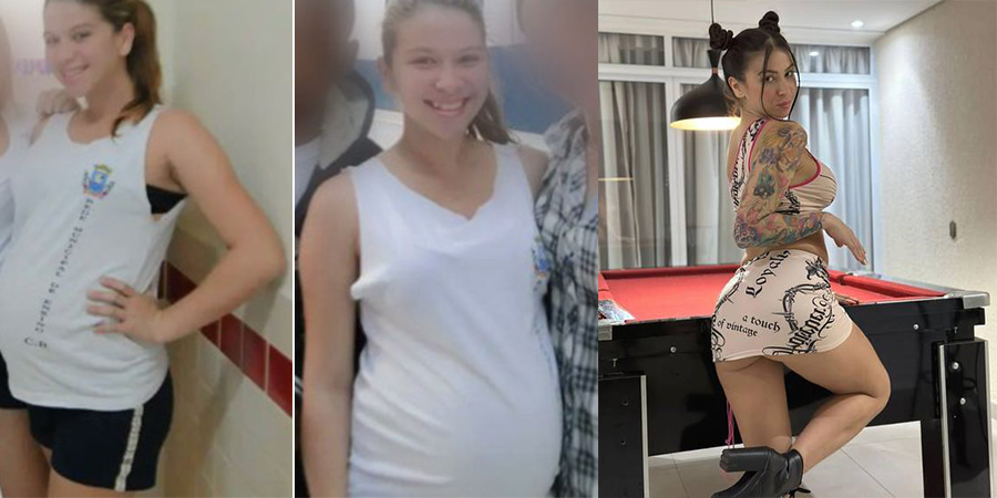 Vazam fotos da MC Pipokinha grávida na adolescência e o paradeiro da filha! Confira