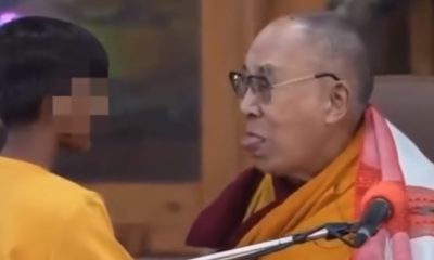 Vídeo : Dalai Lama pede para menino chupar sua língua