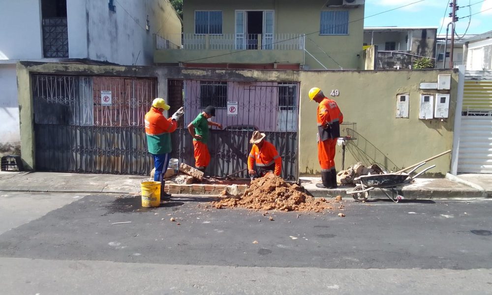 Prefeitura implanta nova rede de drenagem profunda no Conjunto Petro / Foto - Divulgação/Seminf