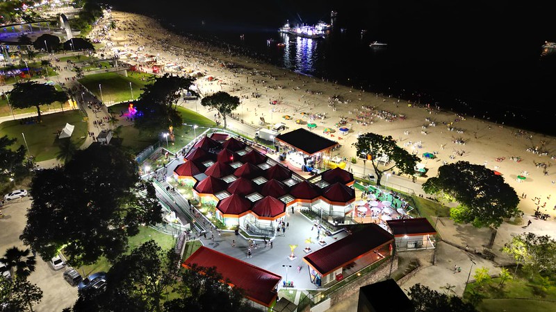 Festa de inauguração da Casa de Praia terá 26 câmeras com busca por aparência / Foto – Divulgação / CCC e Elton Viana / Semcom (imagens aéreas)