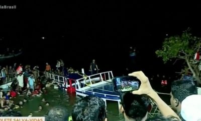 Barco turístico de dois andares naufraga e 22 pessoas morrem