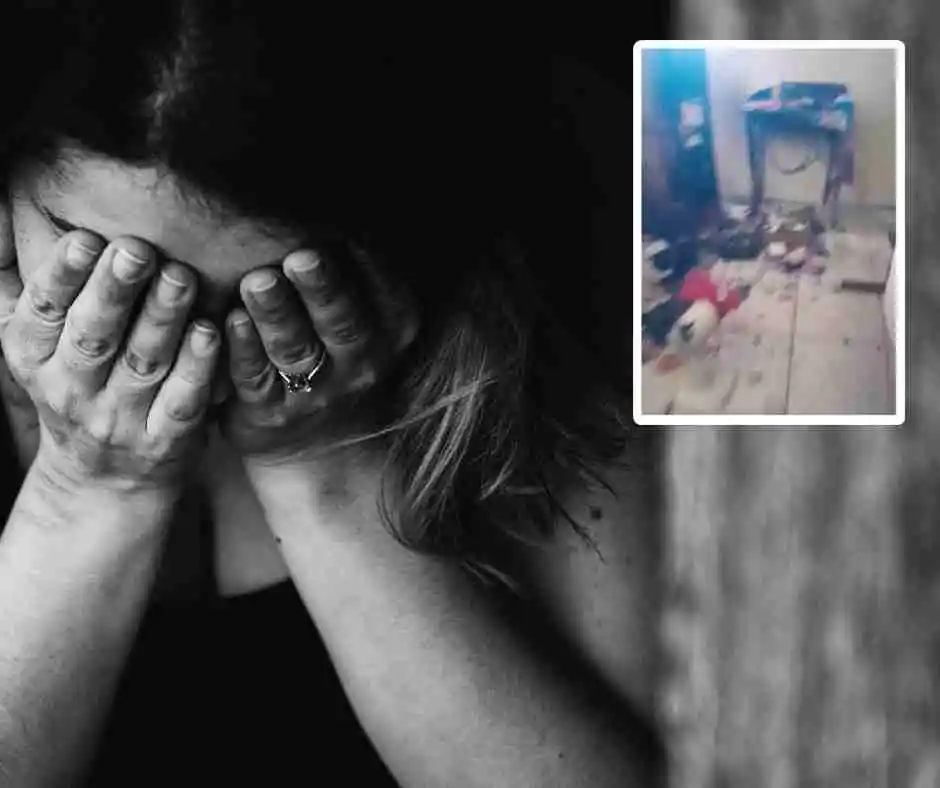 Vídeo: Mulher tem casa destruída pelo ex que ainda tentou matá-la