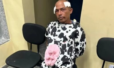 Homem se fantasia de vaca para roubar e acaba linchado por populares antes de ser preso!