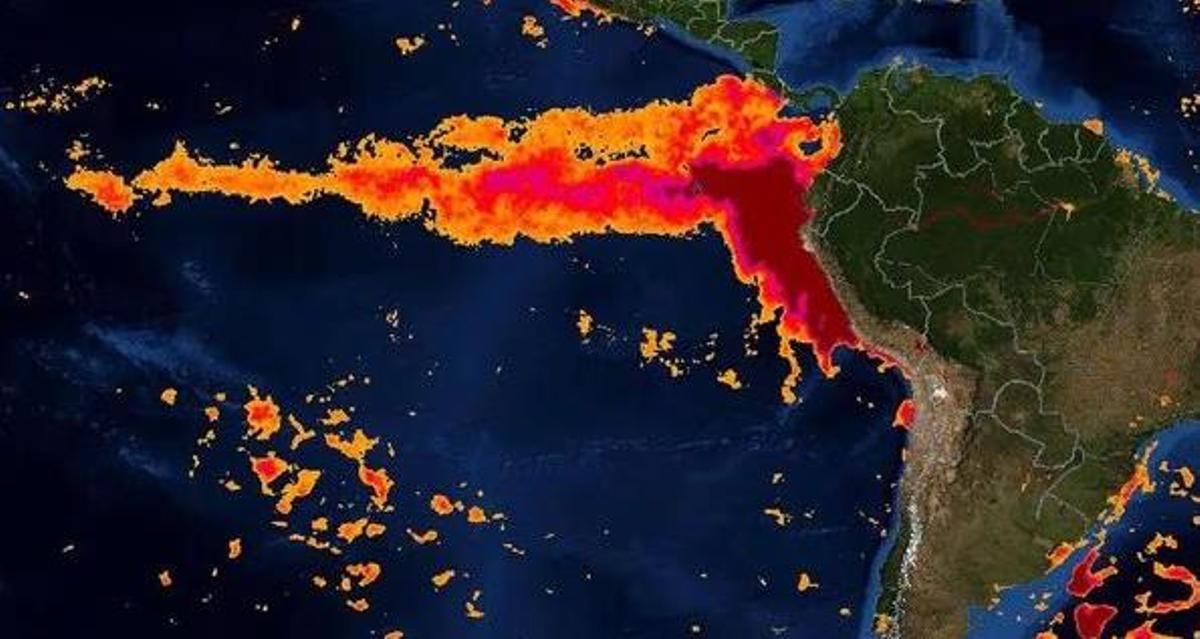 Olha a napa do El Niño que vem aí.