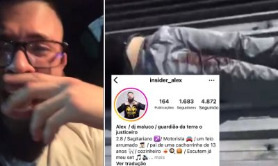 Motorista de app Alex Dj Maluco que dirigia aparentemente acidado é baleado e preso em Manaus
