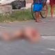 Vídeo +18: Homem é atropelado e executado no Mutirão e próximo ao corpo tinha um bilhete!
