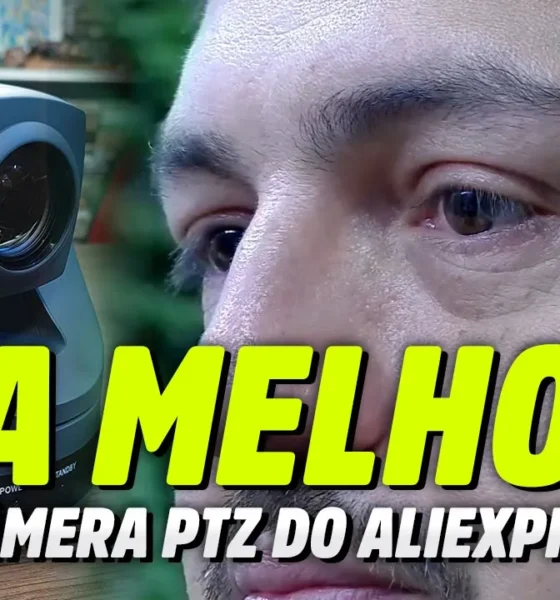 A melhor câmera robótica PTZ do AliExpress!