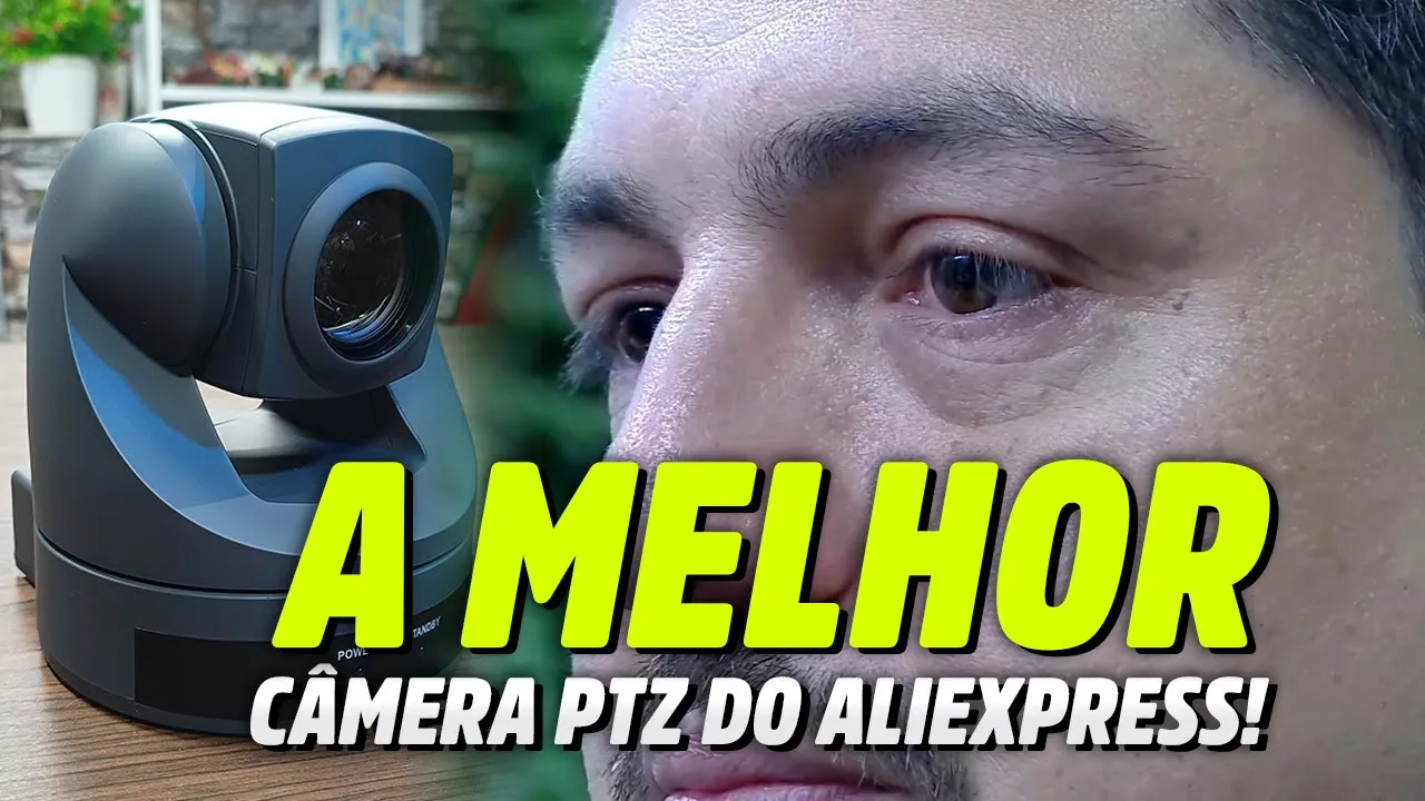 A melhor câmera robótica PTZ do AliExpress!