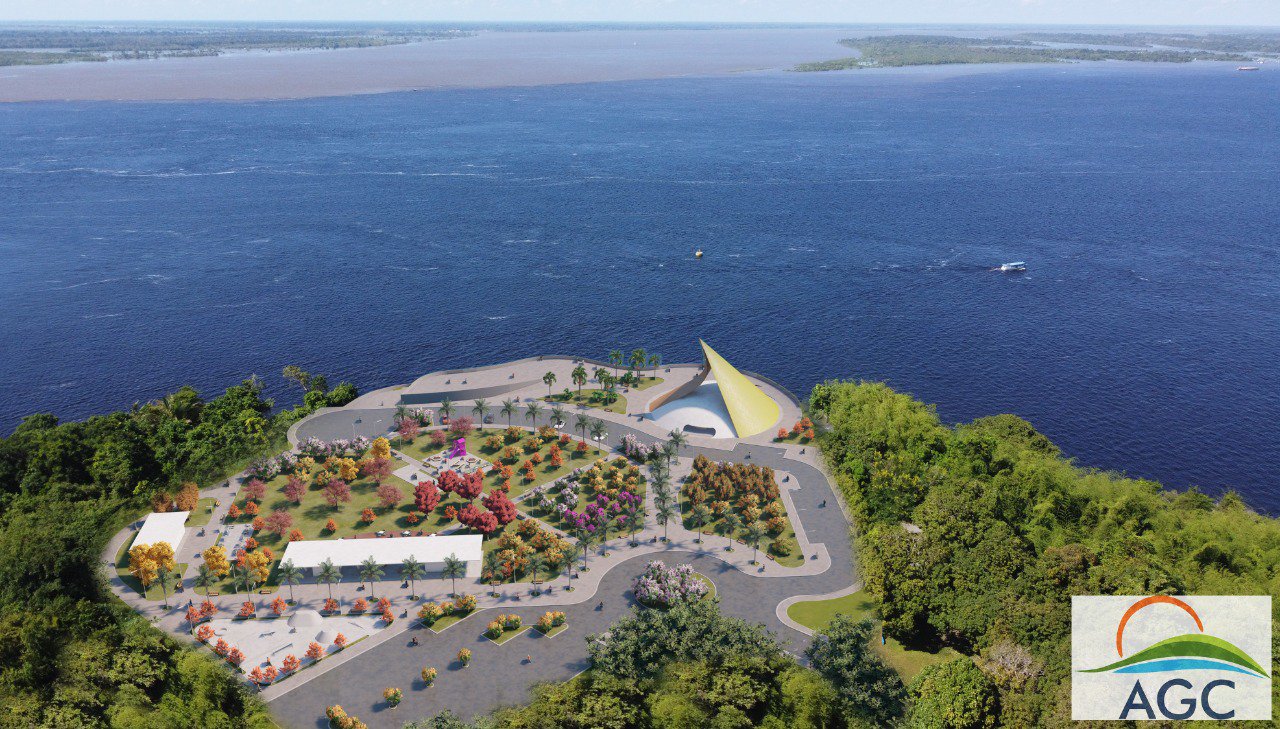 Parque Encontro das Águas em Manaus projeto / Foto : Divulgação IMPLURB