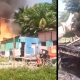 Vídeo : Casa pega fogo e morador perde tudo na zona leste de Manaus