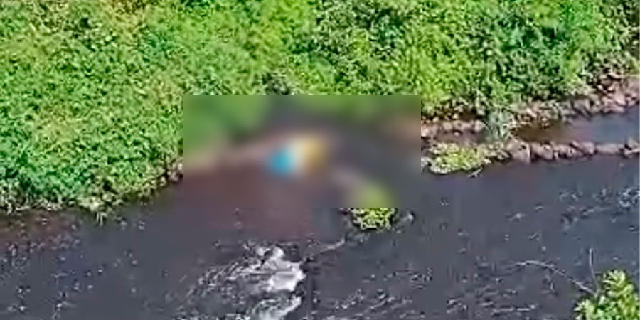 Vídeo +18 : Ciclista cai de bicicleta em rio e morre