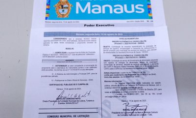 Para aumentar a Transparência, Prefeitura de Manaus divulga patrocinador na Cota Máster, vencedora do Edital Público de Patrocínio para o #SouManaus 2023