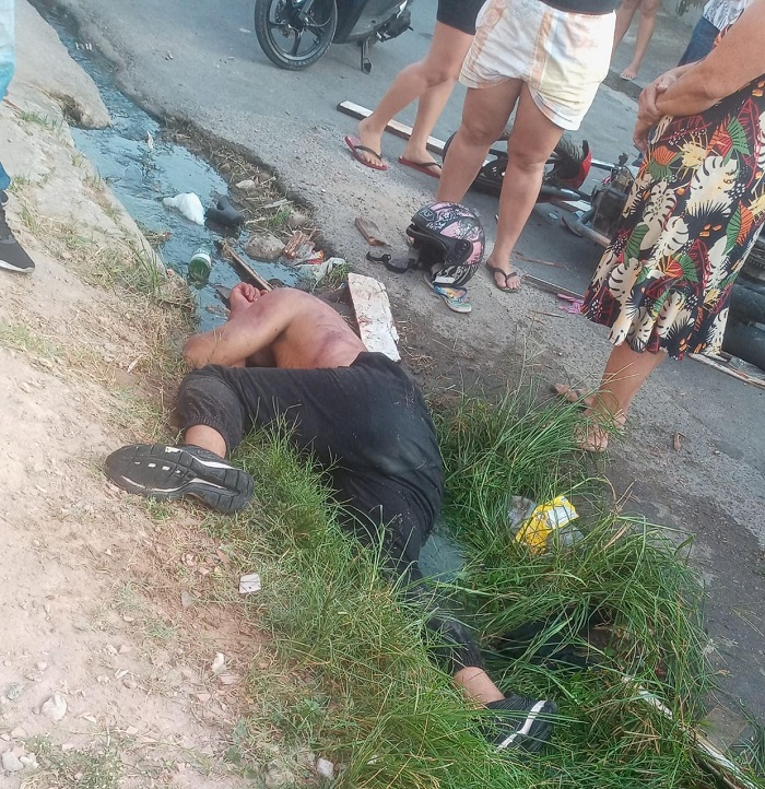 Cenas Fortes : Homem que fazia arrastão foi capturado e acabou linchado em Manaus / Foto : Divulgação