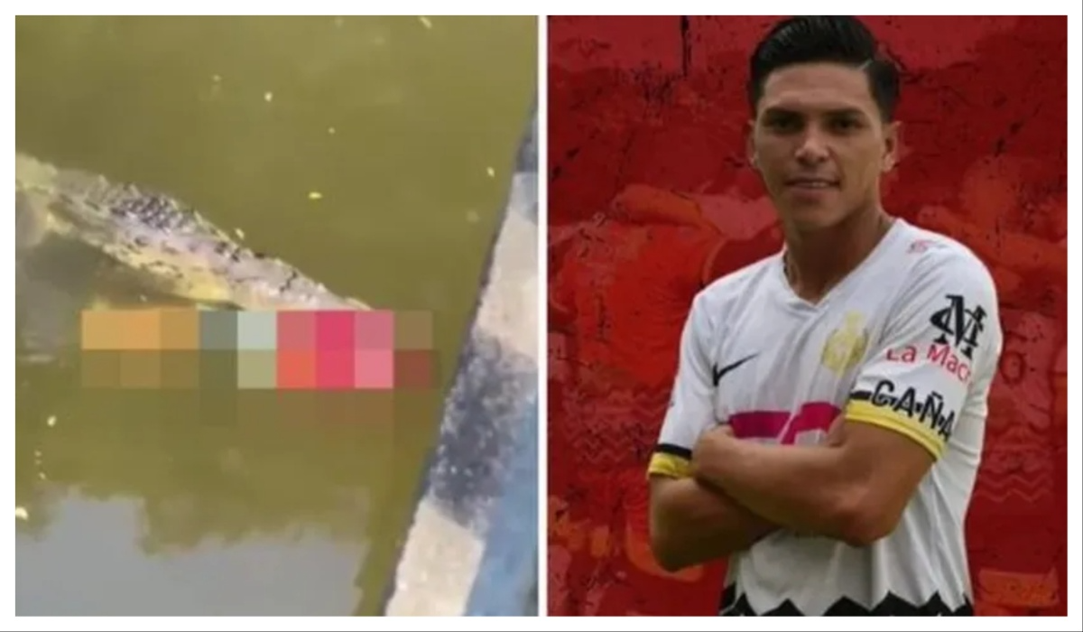 Jogador de futebol pula em rio e acaba devorado por crocodilo!