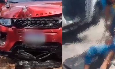 Lavador de carro destrói Land Rover de cliente, após sair pra comprar drogas. Ele foi duramente castigado! Veja o vídeo