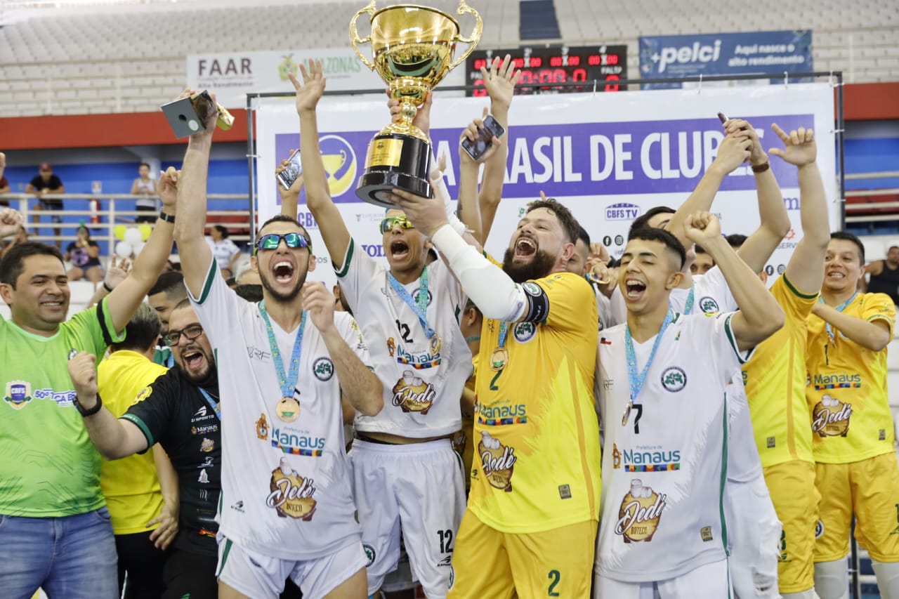 50ª edição da Taça Brasil de Futsal em Manaus termina com título invicto e inédito do anfitrião Estrela do Norte / Foto – Divulgação / Emanuel Sports