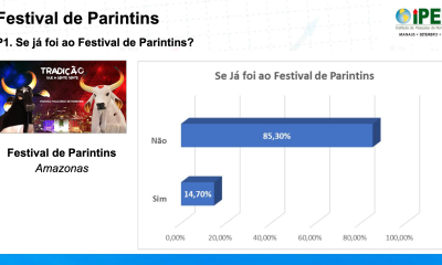 Manauaras em relação ao Festival Folclórico de Parintins / Reprodução Pesquisa IPEN