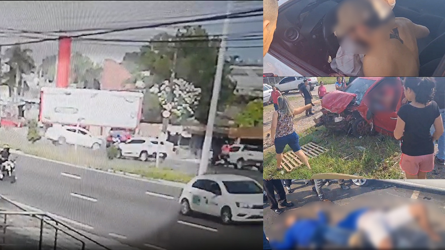 Vídeo +18: Carro invade pista na contra mão e causa acidentel fatal!