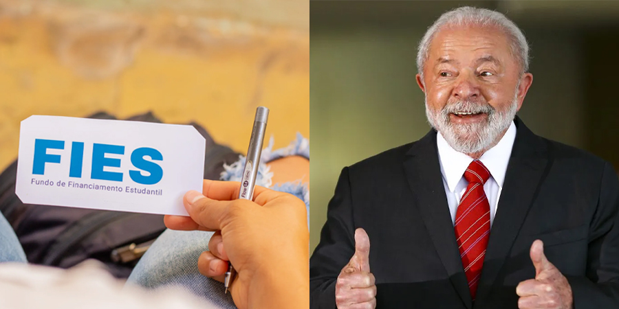 Lula anuncia desconto de até 99% nas dívidas do Fies e perdão total de 100% nos juros