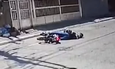 Vídeo: Adolescente passa mal e morre segundos após roubar moto