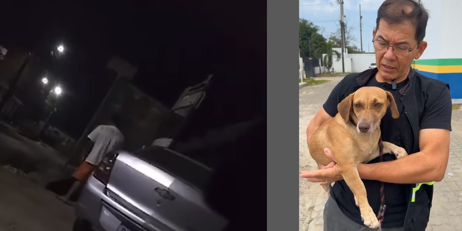 Vídeo: Homem é flagrado estvprand0 cachorrinha em escada de residência em Manaus
