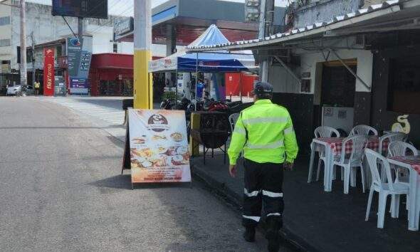 Operação “Calçada Livre” da Prefeitura de Manaus remove objetos abandonados em vias! / Foto : Divulgação