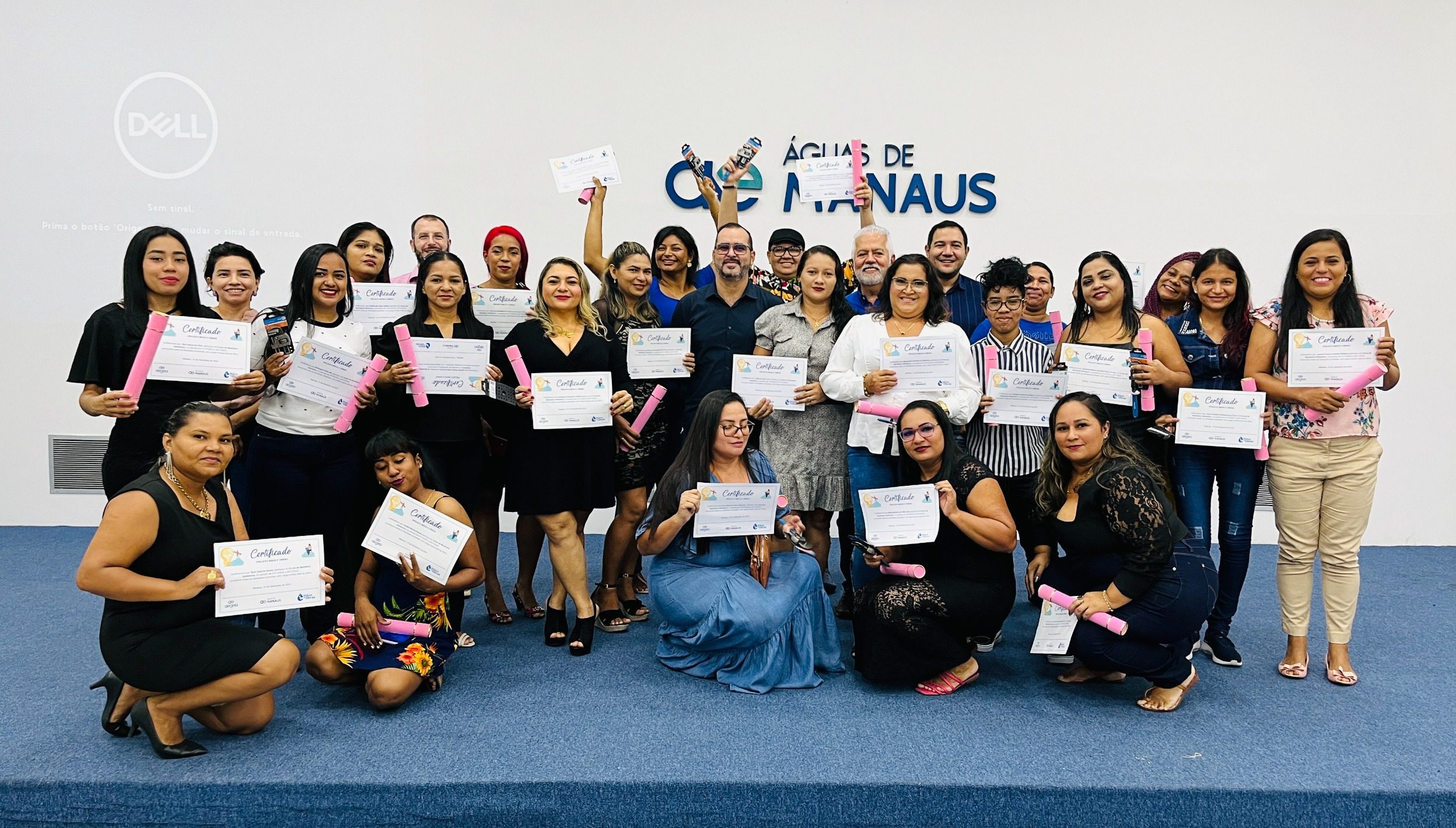 Mulheres garantem certificados de Bombeiro Hidráulico em Manaus através do projeto "Mãos e Obras" da Águas de Manaus / Foto : Divulgação Águas de Manaus