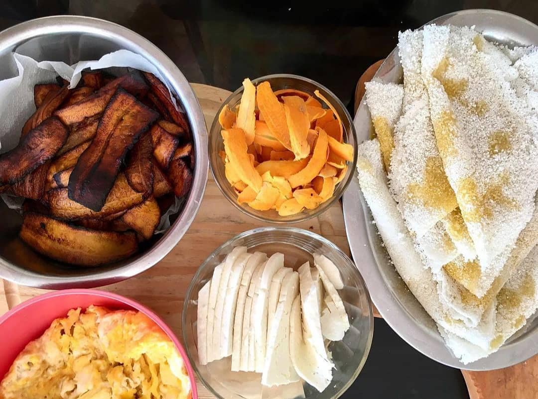 Banana frita, tucumã, queijo coalho e tapiocas / Foto : Divulgação