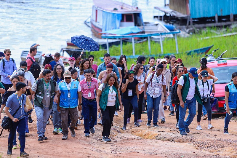 Estudantes de Harvard conhecem ações da Prefeitura de Manaus em saúde nas comunidades