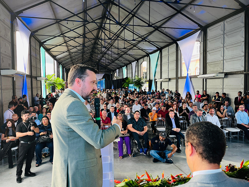 Em parceria com a Prefeitura de Manaus, Águas de Manaus lança programa com foco na universalização do serviço de esgoto na capital amazonense! / Foto : Divulgação