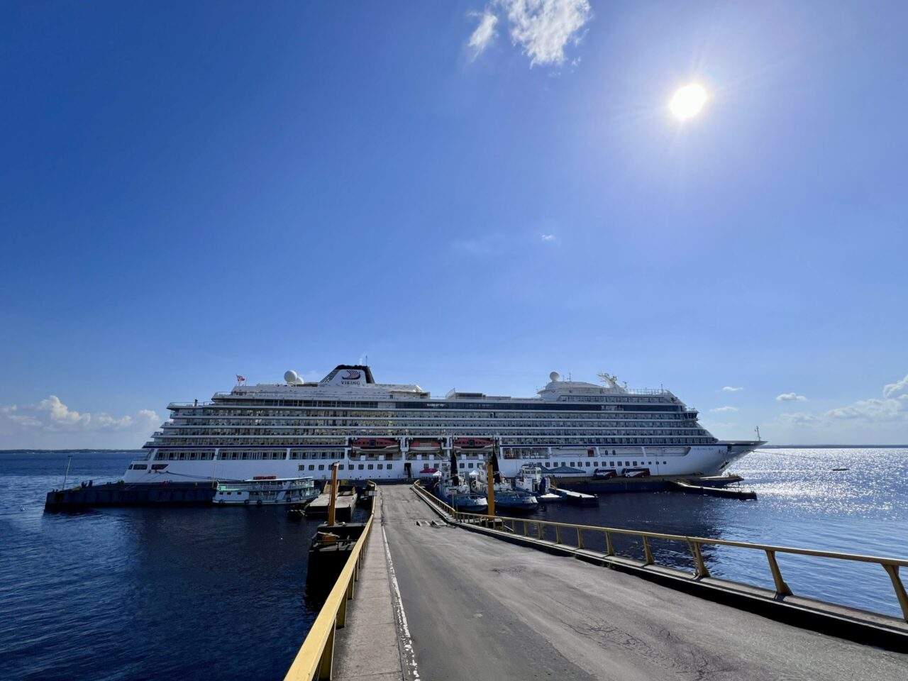 Navio Viking Sea em Manaus / Foto - Cadu Castro / Manauscult