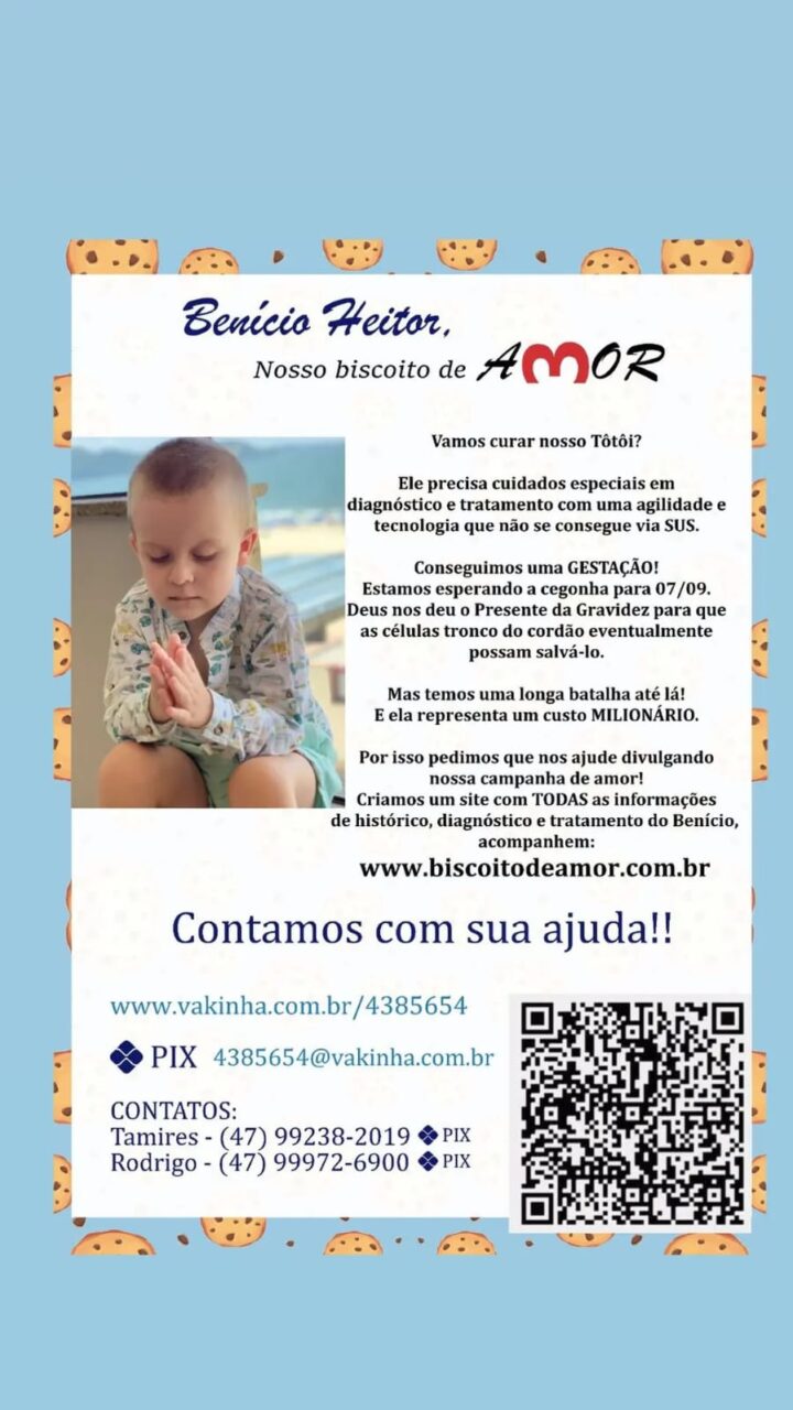 Uma Campanha de Amor e Solidariedade para Benício Heitor