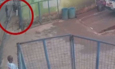 Vídeo mostra o momento em que homem é baleado na cabeça em lava a jato em Parauapebas no Pará