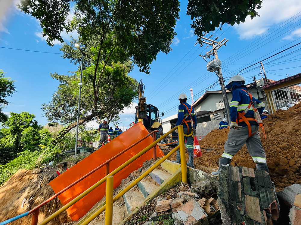 Trata Bem Manaus: Novo Aleixo recebe rede de esgoto beneficiando mais de 2 mil moradores / Foto : Divulgação