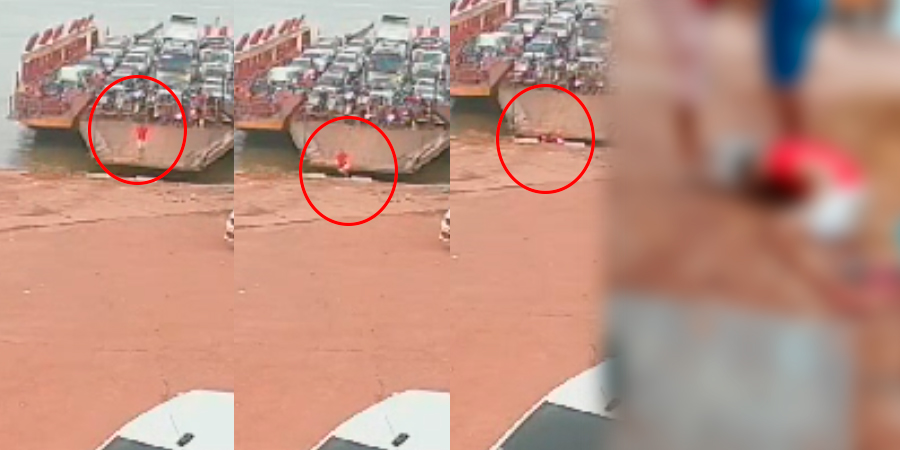 Vídeo +18 : Homem de 27 anos teve a perna esmagada em balsa na cidade de Miritituba - PA