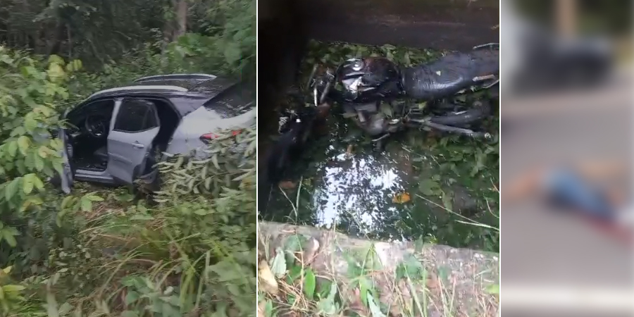 Vídeo +18: Mulher morre após moto de app que ela estava ser acertada em cheia no Tarumã em Manaus